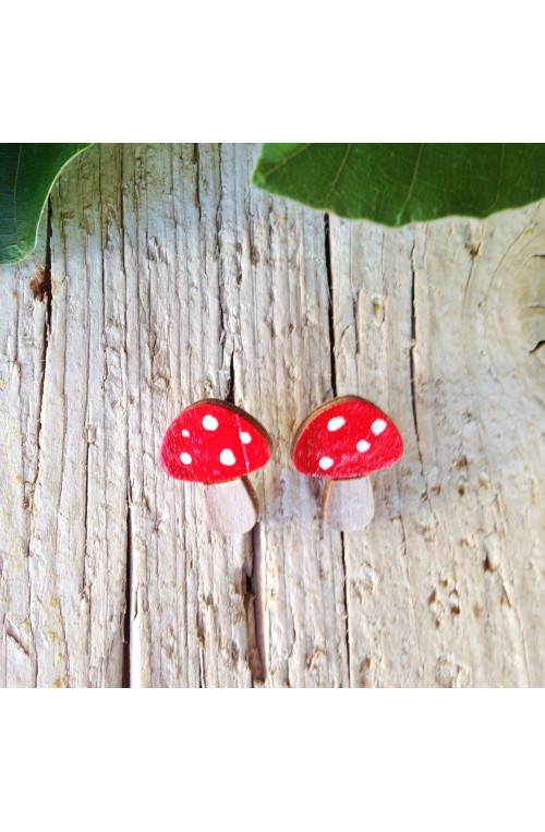 Orecchini Funghi