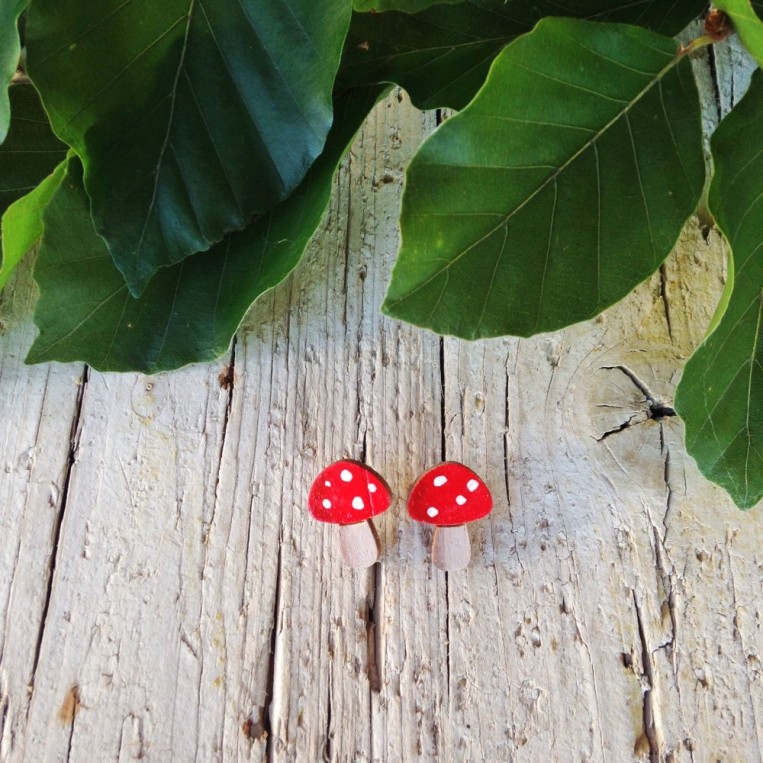 Orecchini Funghi