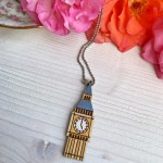 Collana Big Ben di Legno