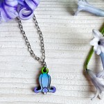 Collana Campanula Bluebell Mini di Legno