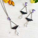Orecchini Pipistrello e Luna