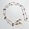 Catenella porta occhiali con perle o cuori perlati – stile chic & romantico