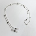 Catenella porta occhiali con perle o cuori perlati – stile chic & romantico