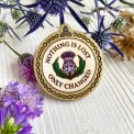 Spilla Cardo Celtico – “Nothing is lost, only changed” – Gioiello ispirato a Outlander
