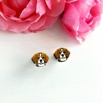 Orecchini artigianali “Woof Woof Collection” – 18 razze di cani dipinte a mano