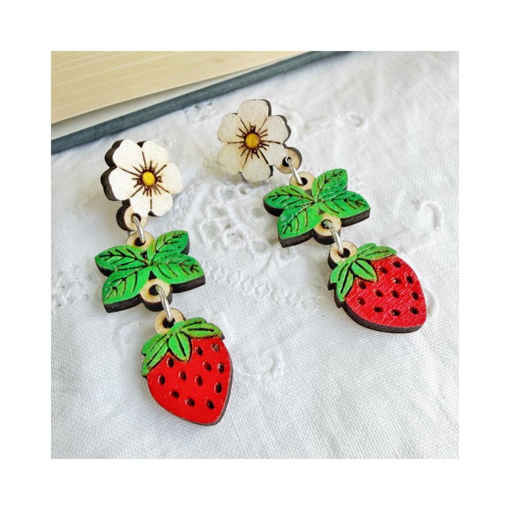 Orecchini pendenti Cottage delle Fragole