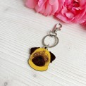 Portachiavi artigianale “Woof Woof Collection” – 18 razze di cani dipinte a mano