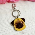 Portachiavi artigianale “Woof Woof Collection” – 18 razze di cani dipinte a mano