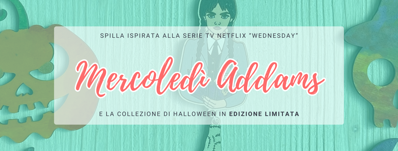 Collezione in sconto gioielli autunnali Halloween artigianali dipinti a mano