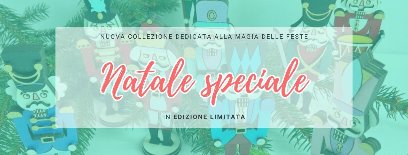 Collezione in sconto gioielli e decori natalizi artigianali dipinti a mano